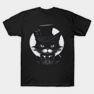 Sir Mittens Goth Kitty T-Shirt